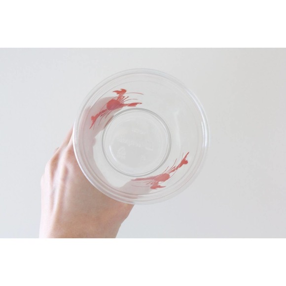 4 DISPOSABLE CLEAR PLASTIC LOBSTER CRAWFISH CUPS NEW - Picture 3 of 11